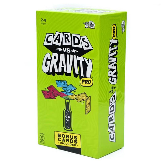 Cards vs. Gravity Pro — Defying Gravity Card-Balancing Party Game for 2-8 Players, Family & Friends Fun