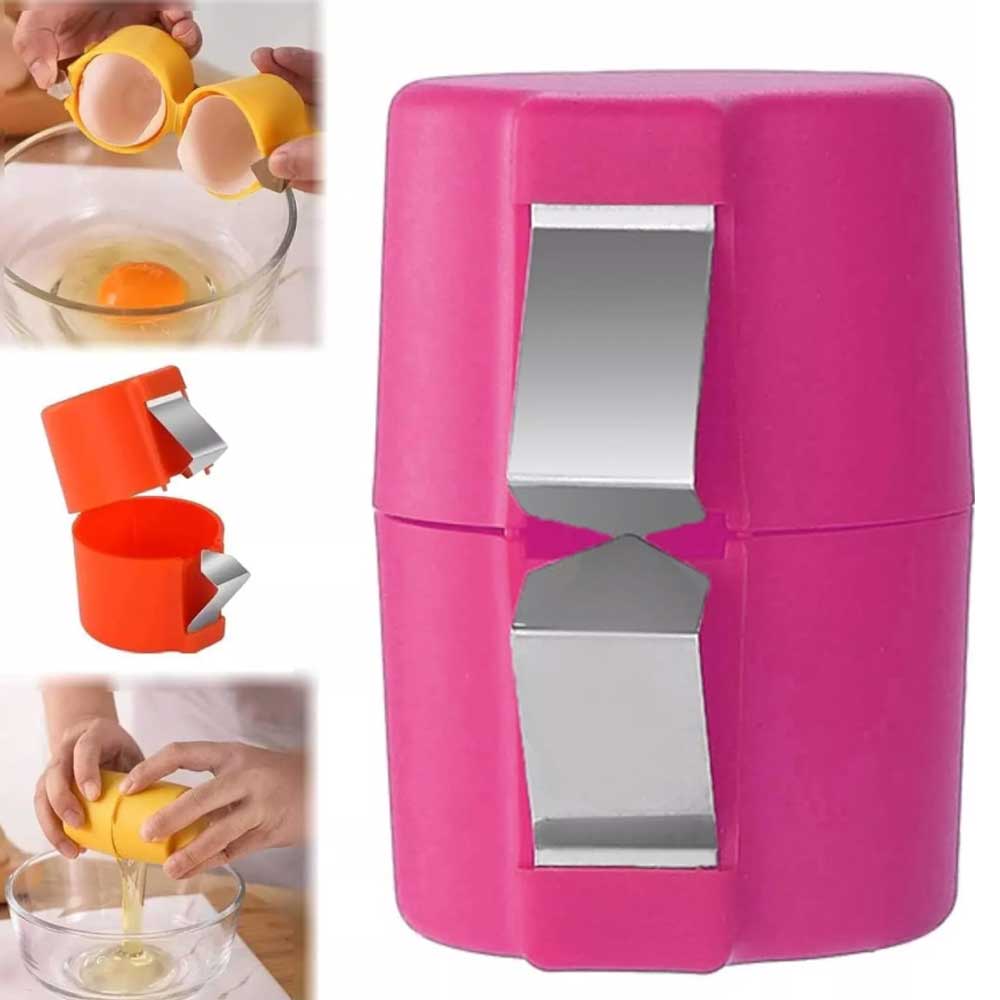 3PCS Egg Shell Opener Egg Cracker Separator Handheld Easy Breaker Kitchen Gadget
