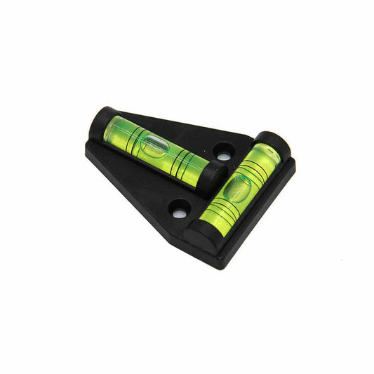 2x Spirit Level Caravan RV Bubble Leveler Camper Car Trailer T-type Boat Black
