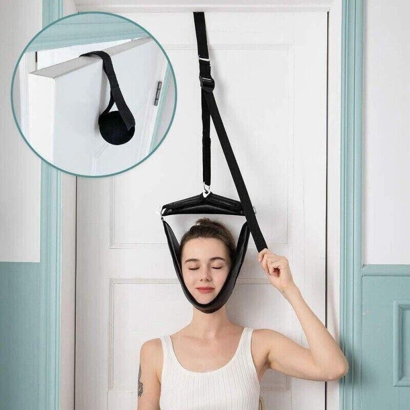 Pain Relief Neck Traction-Device Head Hammock Cervical Massager Comfortable New