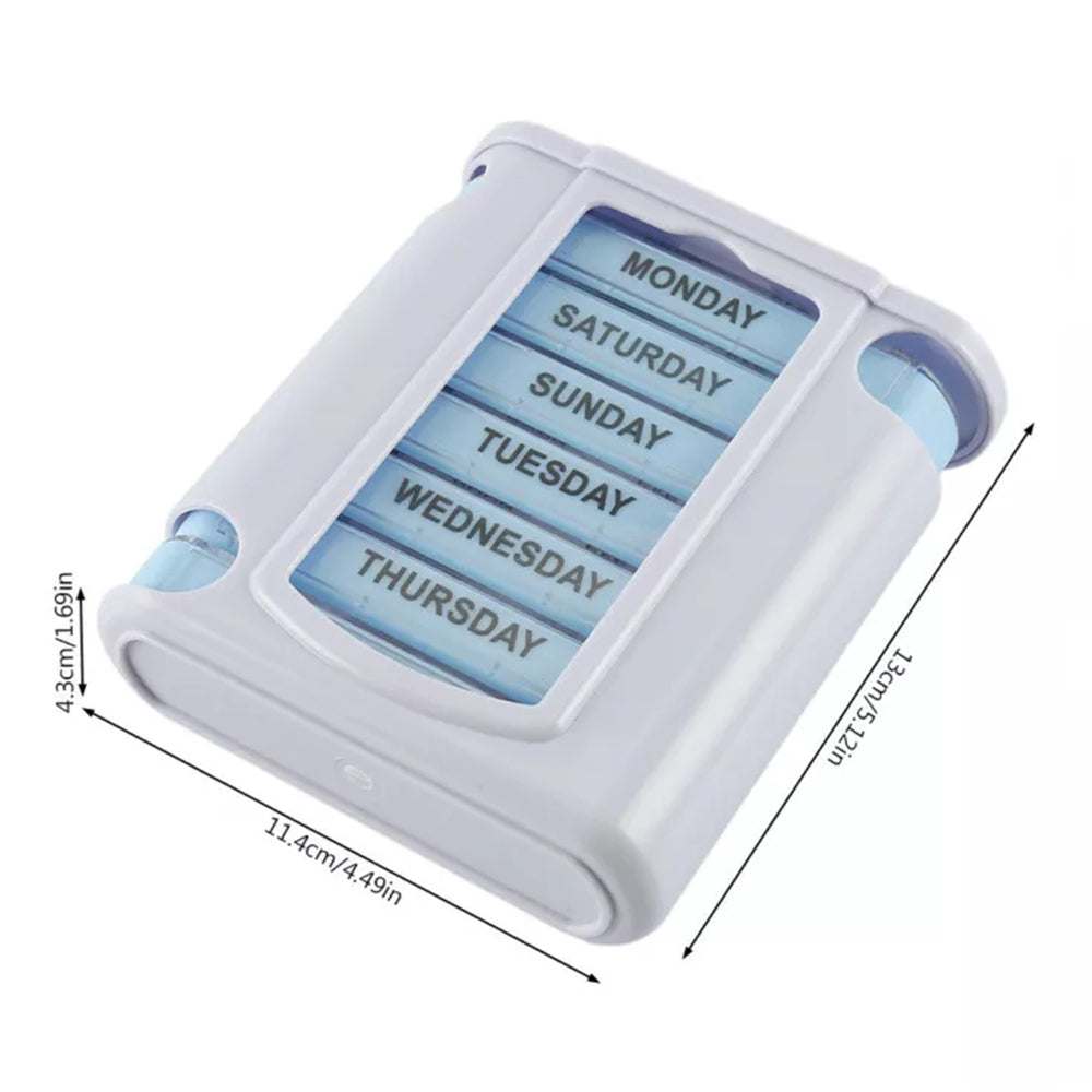 7 Day Pill Box Medicine Tablet Dispenser Organizer Weekly Storage Case