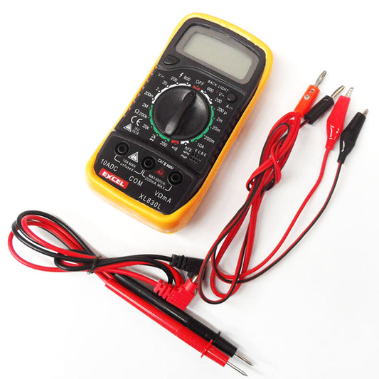 LCD Digital Multimeter Back ground light AC DC Voltmeter Ohmmeter Multi Tester