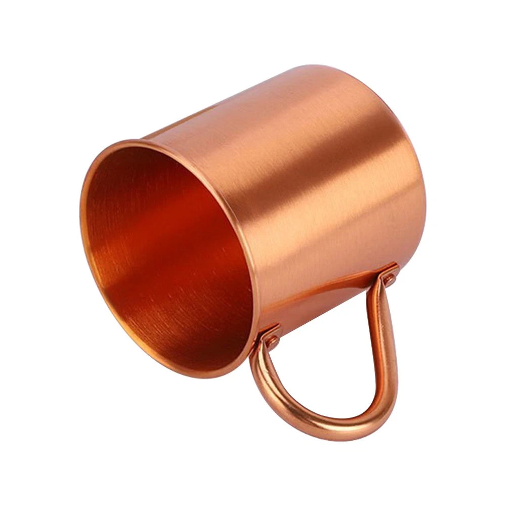 450ml Solid Pure Copper Moscow Mule Mug – Icy Cold Classic for Cocktails, Coffee & Beer