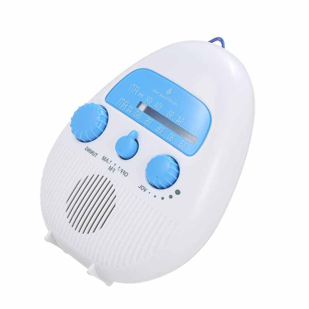 Portable Waterproof Music Shower Radio FM AM Electronic Bathroom Bath