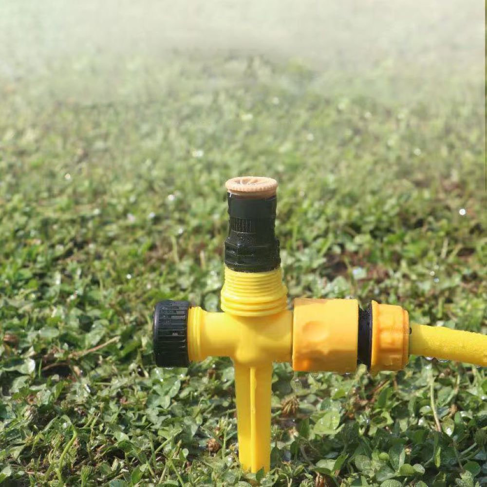 Adjustable Garden Sprinkler – 0-360° Mist Nozzle with Spike, Lawn Watering Kit