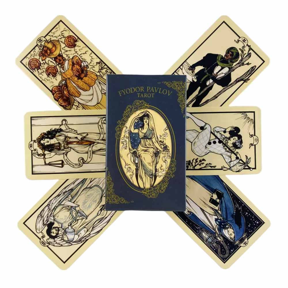 Fyodor Pavlov Tarot Cards – English Version Divination Deck Classic Board