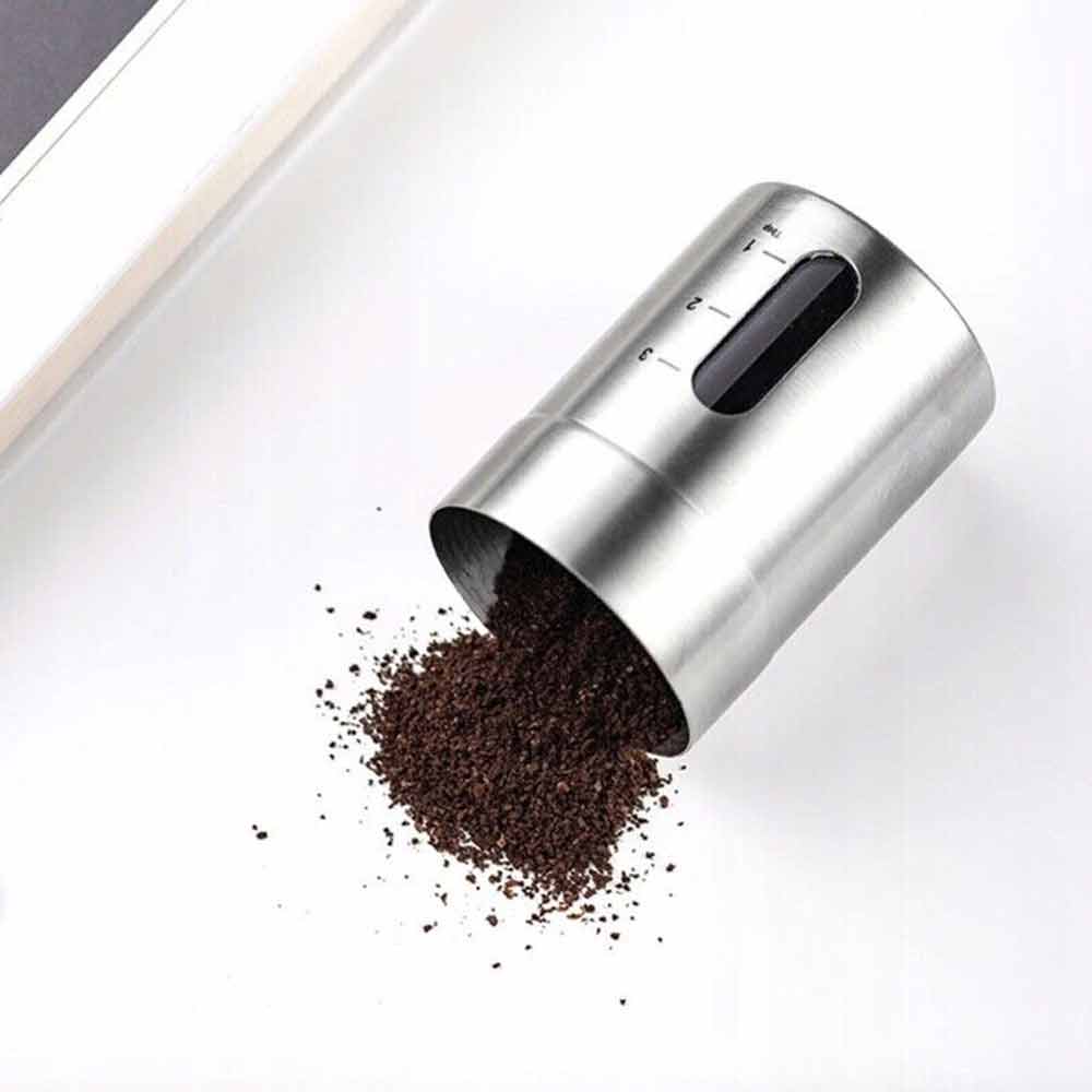 Manual Coffee Grinder Burr Hand Spice Bean Stainless Steel Adjustable Coarseness