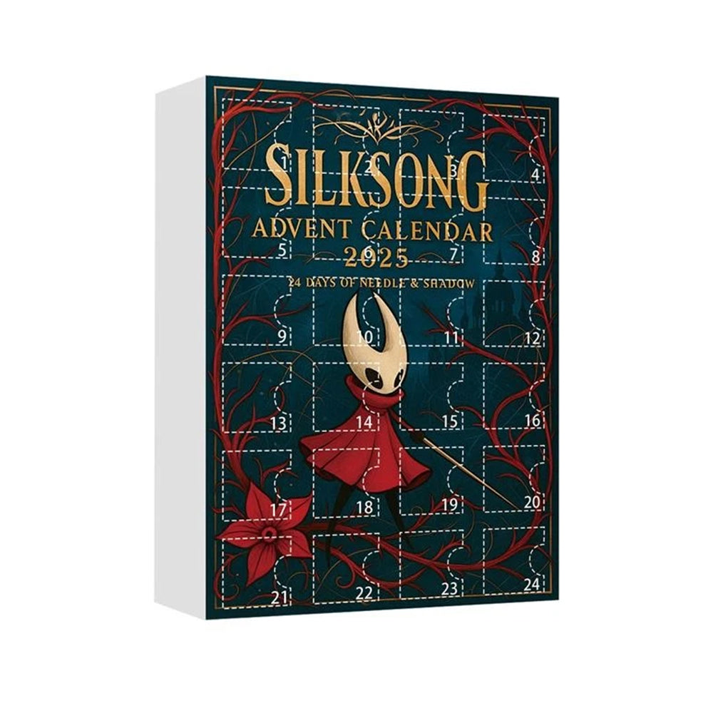 Hollow Knight: Silksong Advent Calendar 2025 | 24-Day Collectible Keychain Series with 2D Acrylic Figures