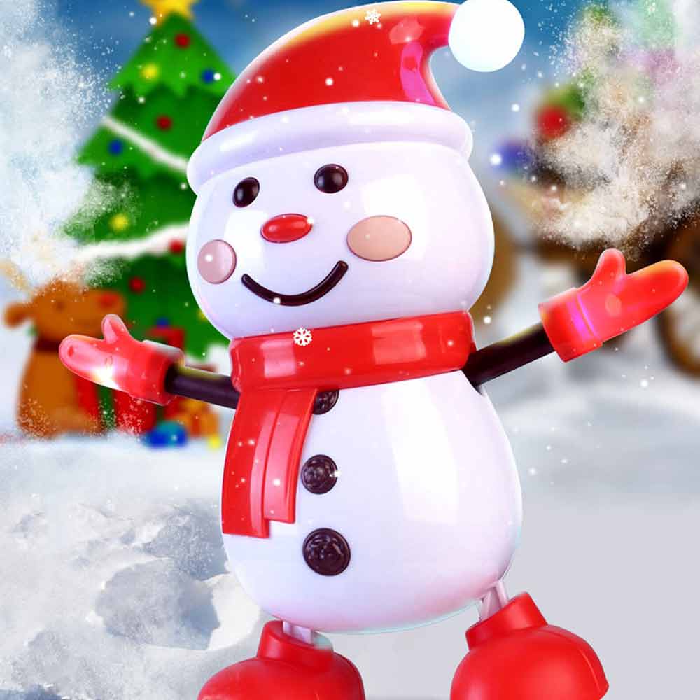 Musical Dancing Toy Electric Dance Snowman Xmas Christmas Decor Toys Gift Kids