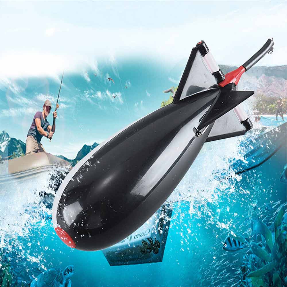4X Spomb Carp Fishing Spod Bomb Bait Rocket Floats Carp Fishing Feeder Bait
