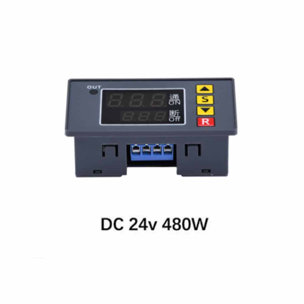 DC 12V 24V Digital Timing Delay Relay Home Adjustable Cycle Timer Control Switch