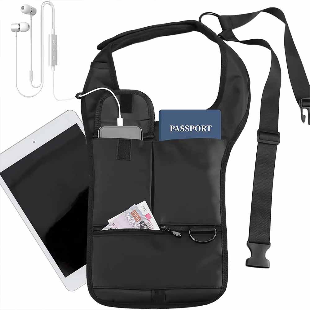 Anti-Pry Hidden Underarm Bag – Inspector Leather Case, Tablet & Card Holder for Men & Women