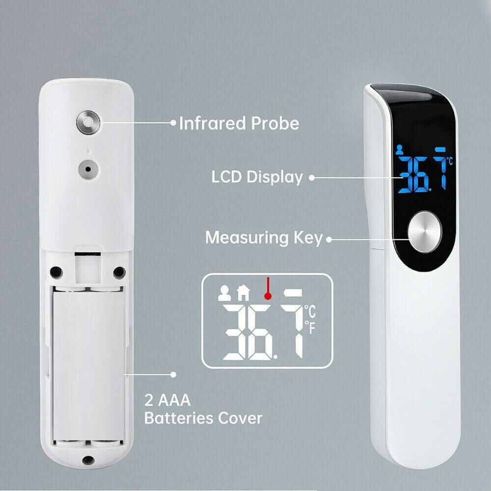 Infrared Digital Thermometer Forehead Non-Contact Baby Adult Body Thermometer Kid
