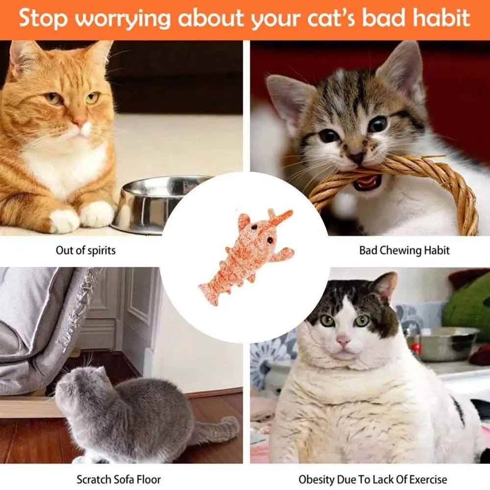 Interactive Rechargeable Moving Pet Toy – Funny Chew Toy for Cats, Dogs & Kittens