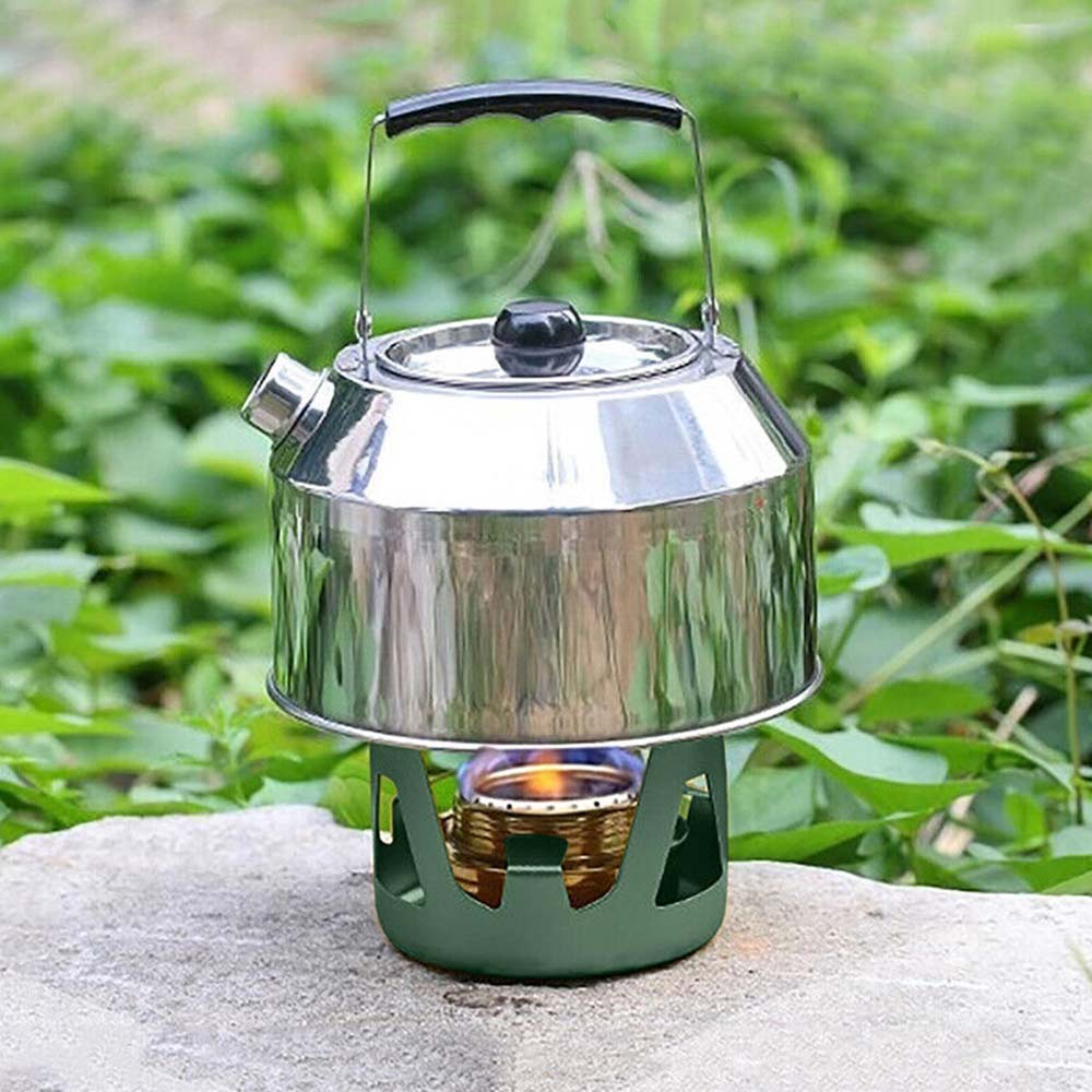 Mini Burner Outdoor Portable Hiking Camping Picnic Alcohol Stove Stainless Steel
