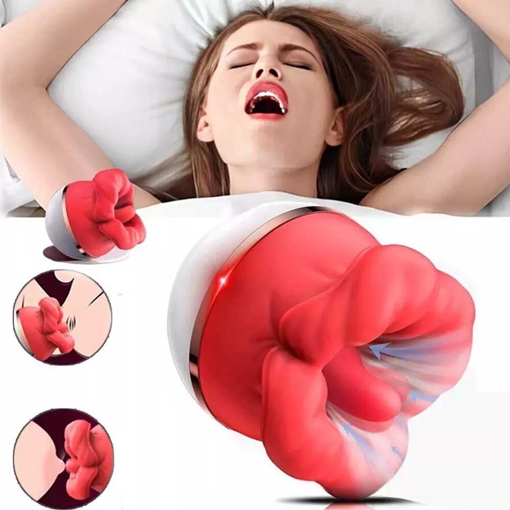 Tongue Licking Vibrator Female Clit G-spot Stimulator Sucking for Women Sex Toys