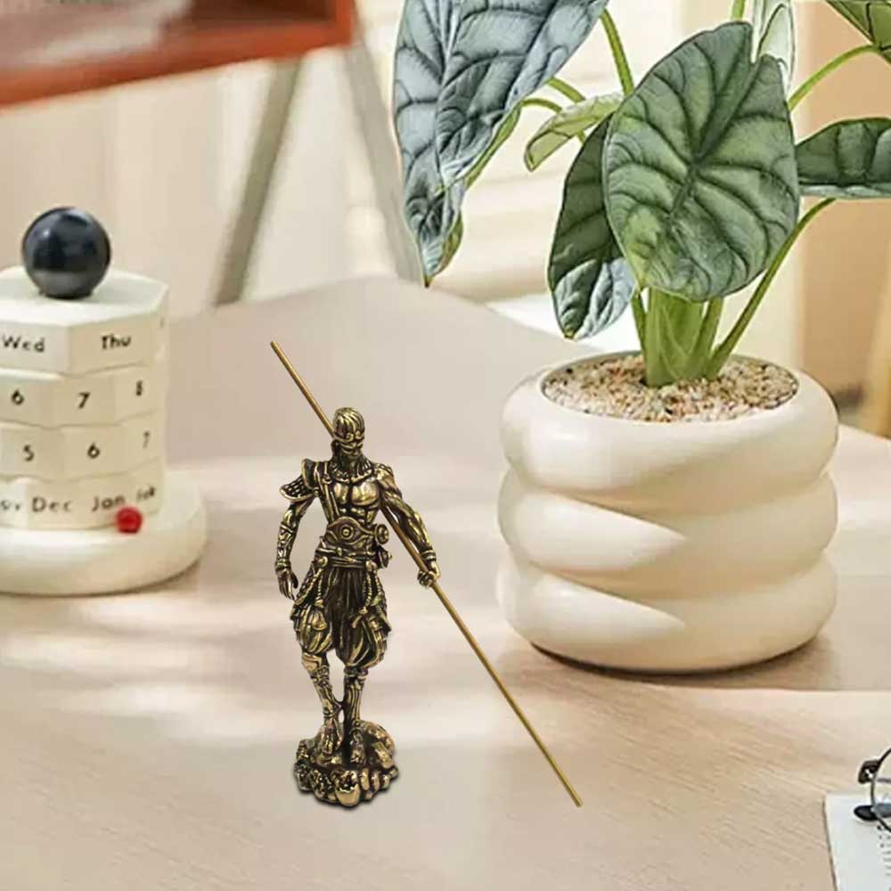 Black Myth 3D Wukong Figurine Ornaments Wukong Brass Miniature Figurines