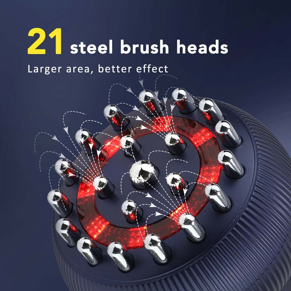 Electric Lymphatic Drainage Machine - Meridian Body Massage Brush with Microcurrent
