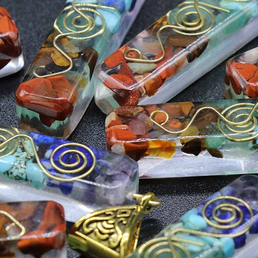 7 Chakra Crystal Necklace –1PC  Healing Stone Energy Pendant for Yoga & Meditation