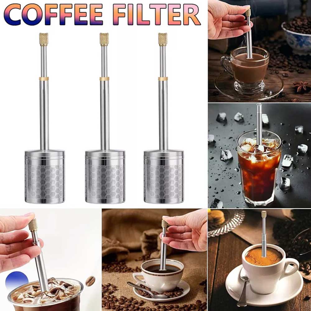 Portable Travel Coffee Brewer Final press Reusable Coffee Filter Coffee Maker