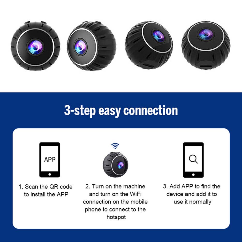 X10 Mini Camera HDSmall Hidden Spy Camera Night Vision Wireless High Performance