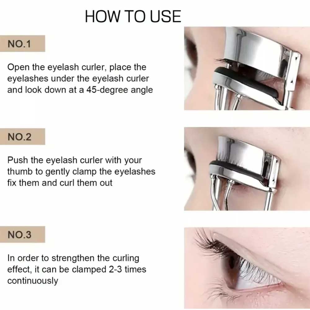 Professional Stainless Steel Eyelash Curler For All Type Eye Lashes Lift D