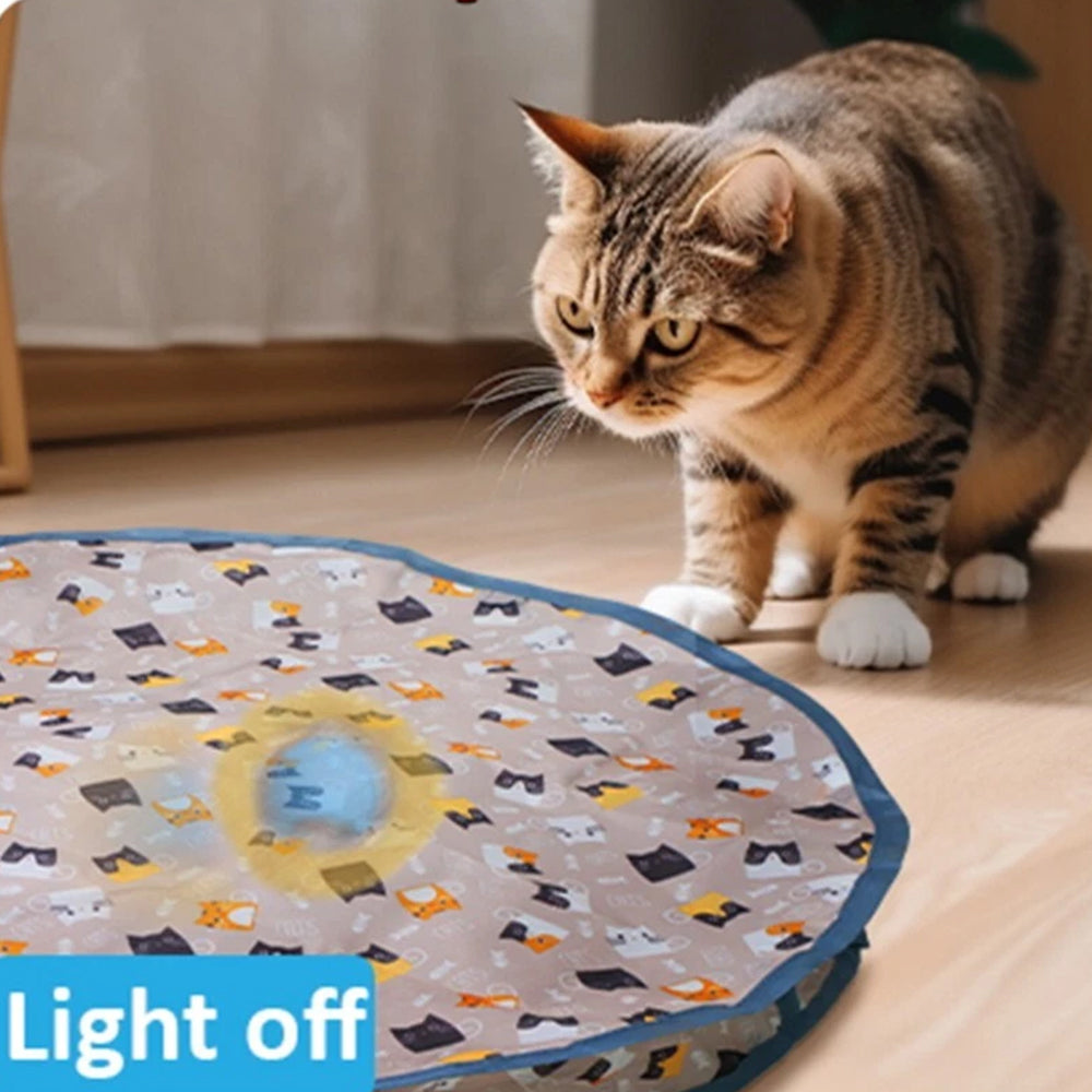 Smart Cat Toys Interactive Chirping Hide and Seek Cat Catching Game Ball