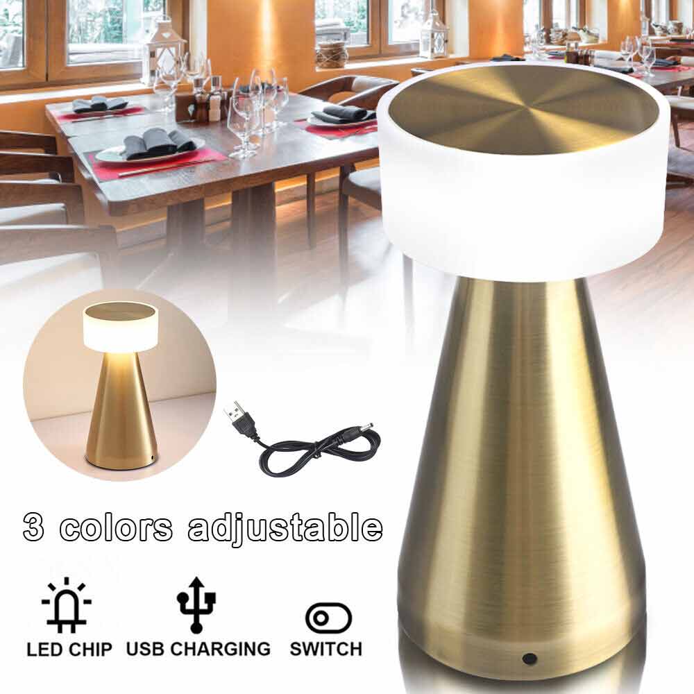 Rechargeable Desk Lamp Night Light Touch Led Table Lamp For Restaurant Hotel Bar