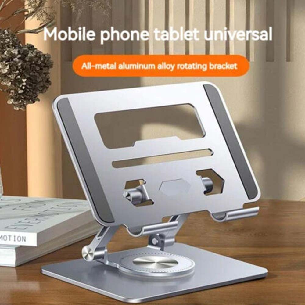 Adjustable Stand 360 Rotating Ergonomic Foldable Riser for iPad Tablet to 12.9
