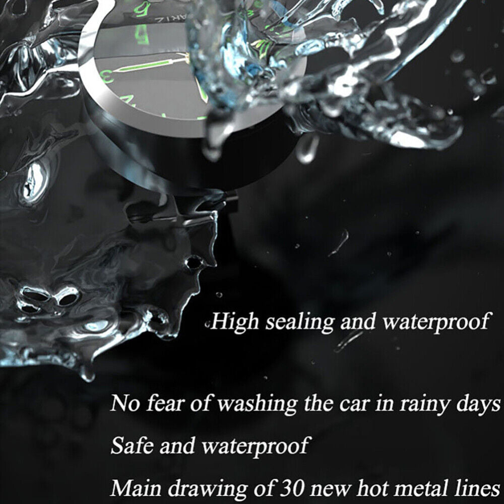 Motorcycle Clock Watch Glow In the Dark Bicycle Bike Handlebar Mount Waterproof