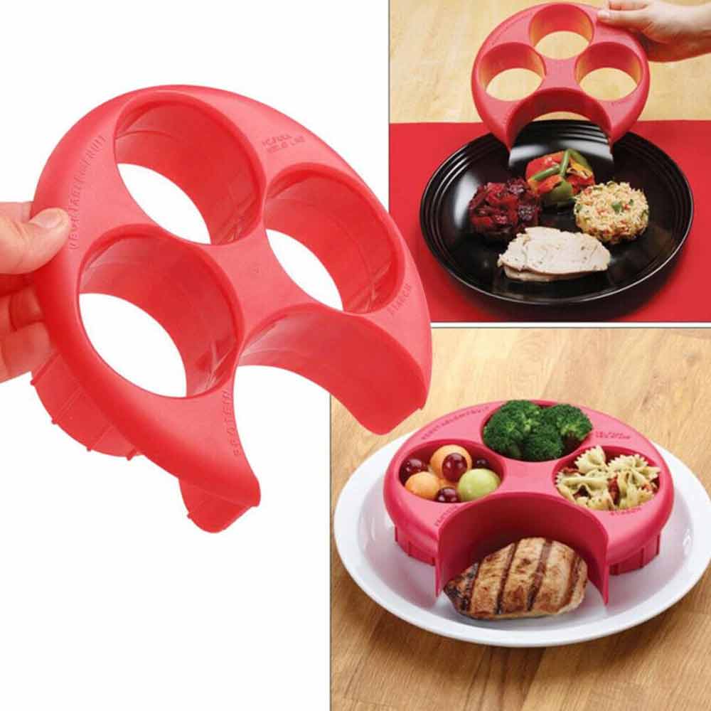 Meal Measure Plate New Control Plate Slimming Portion Perfect for Diet Weightloss