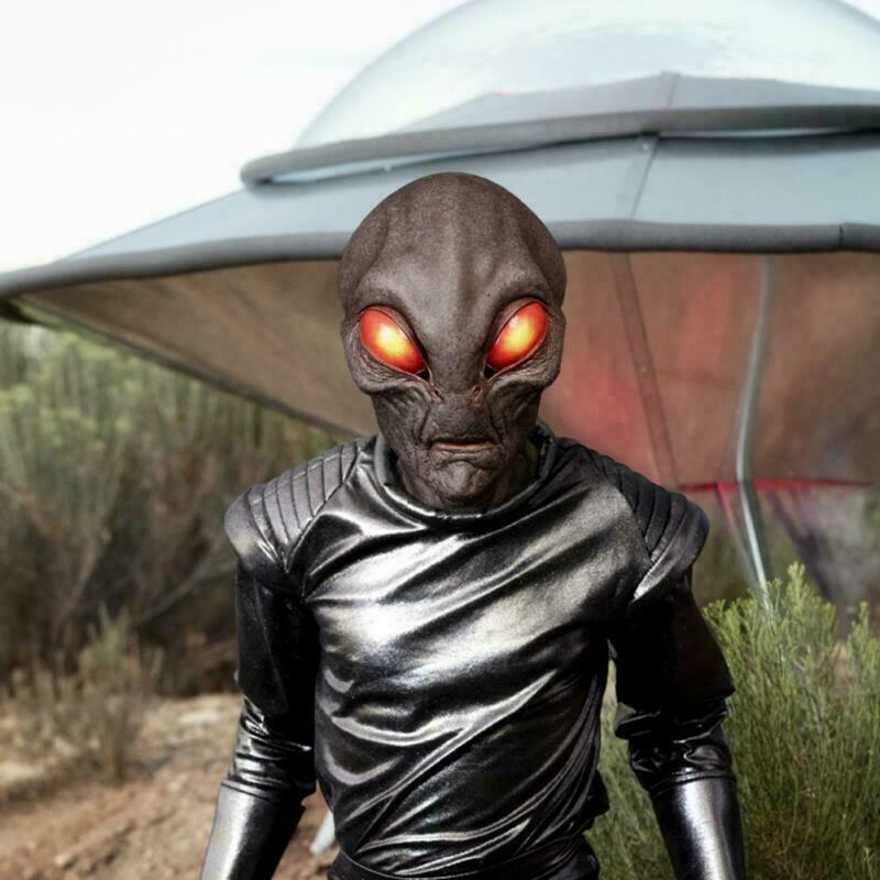 Alien Latex Mask Scary Horror Masks Comfortable Soft Halloween Cosplay Props