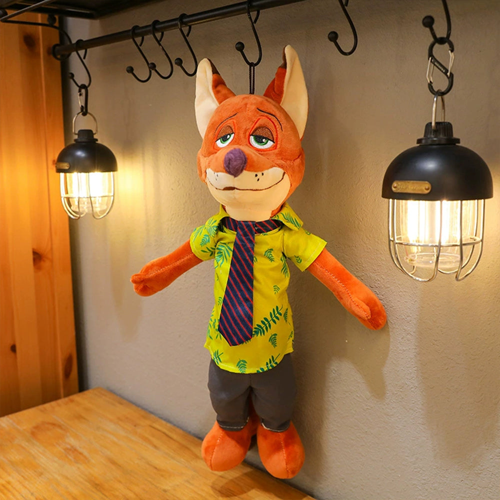 Fox & Rabbit Soft Plush Dolls - Anime Cartoon Stuffed Figure Hugging Toys