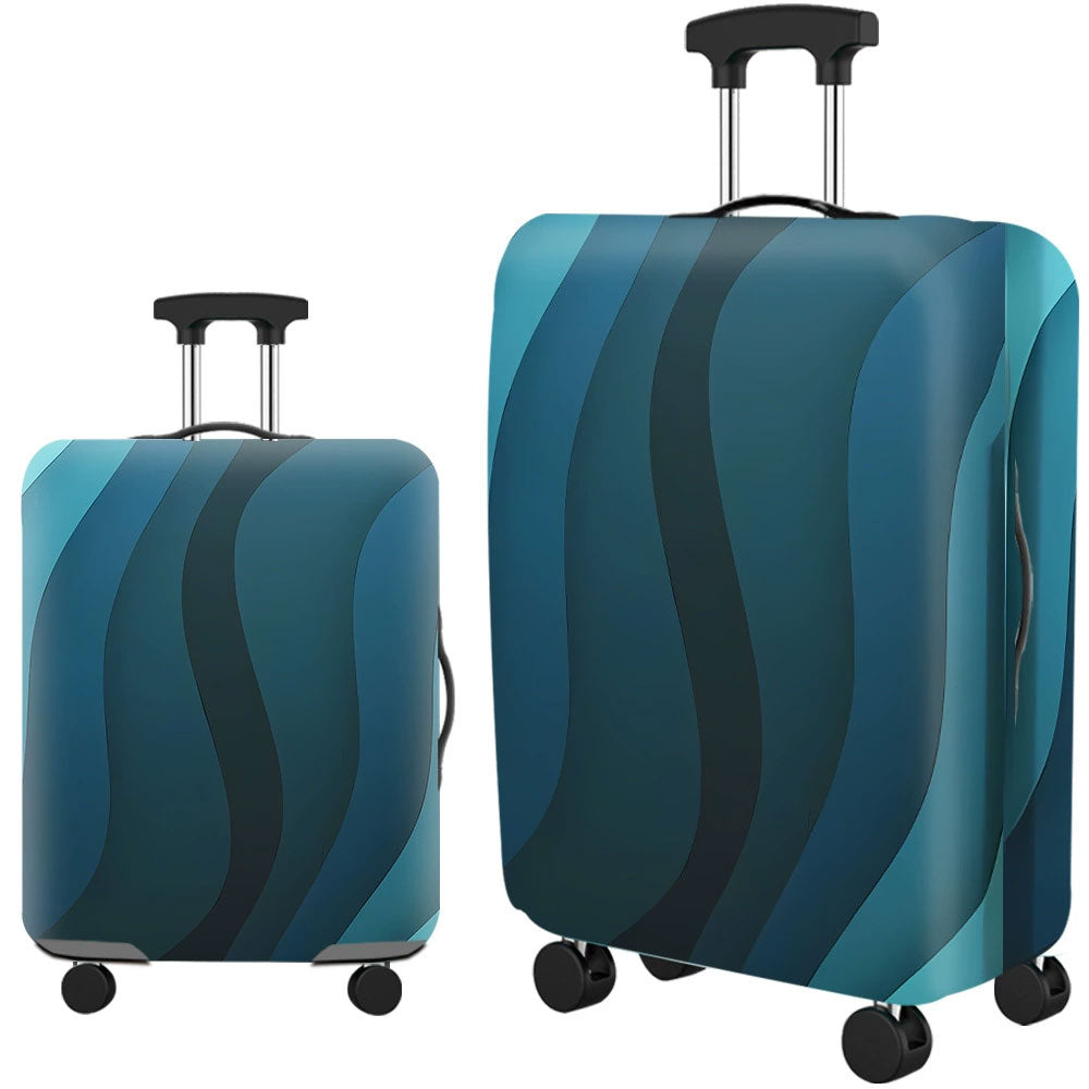 Colorful Travel Trolley Case Cover – Suitcase Protector & Storage Cover (25–28 Inch)