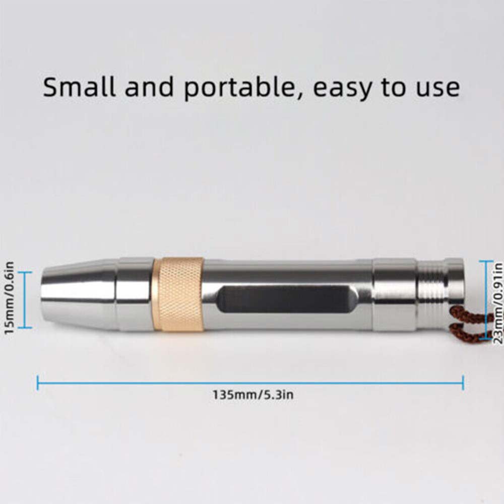 Ultraviolet LED Flashlight UV Light 365/395NM Jade Gem Inspection Lamp Torch Set