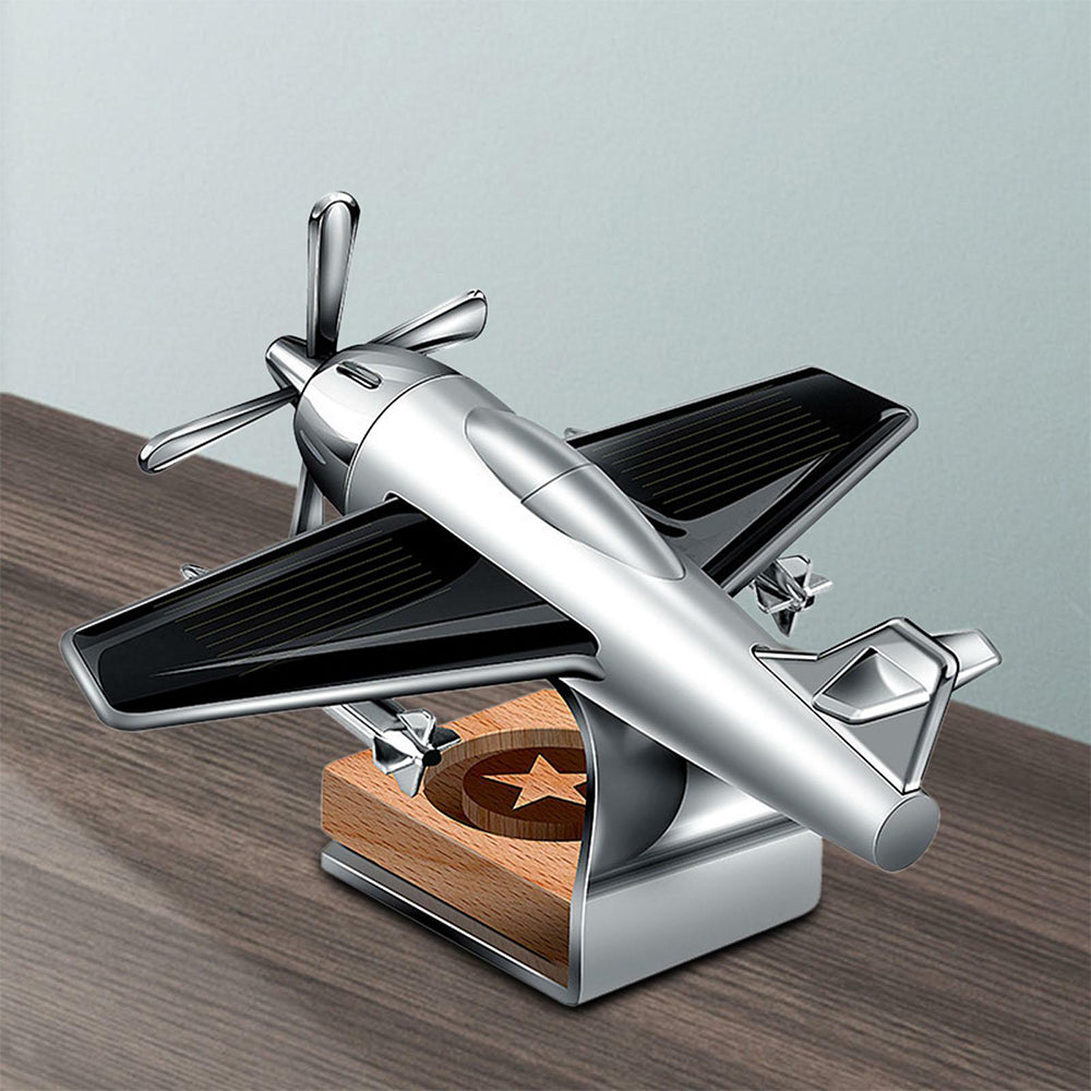 Solar Car Perfume Air Freshener Dashboard Airplane  Interior Rotating Gift Decor
