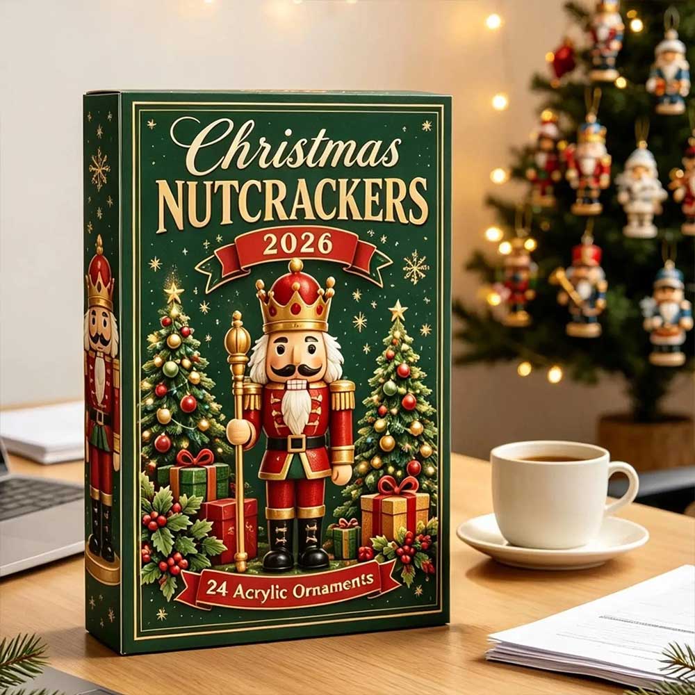 2D Nutcracker Advent Calendar 2026 – 24-Day Christmas Countdown Acrylic Decor