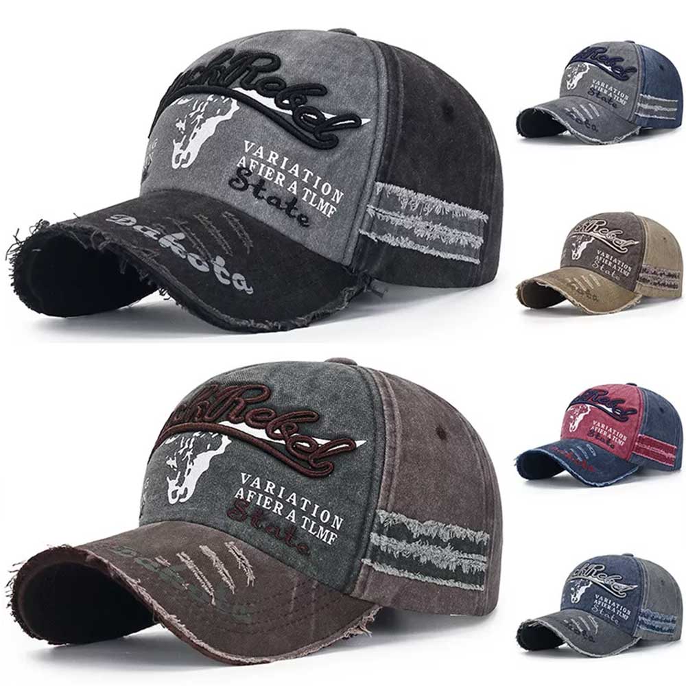 Trucker Baseball Cap Unisex Hip-hop Hat Sport Snapback Mens Adjustable Womens BLACK