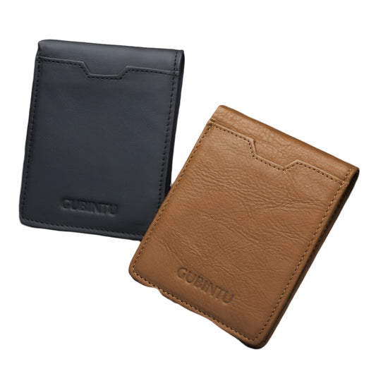 RFID BLOCKING LEATHER WALLET CREDIT CARD HOLDER SLIM MEN'S MONEY CASH CLIP PURSE