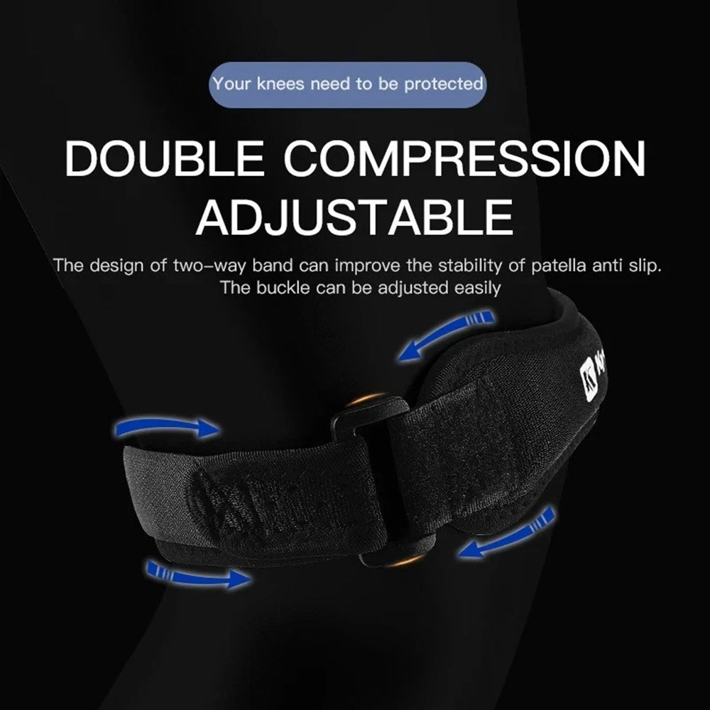 Patella Knee Strap - Adjustable Tendon Support Band & Compression Brace