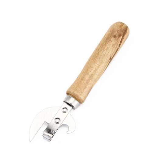Stainless Steel Stab Can Opener - Traditional Handheld Tin Opener Tool