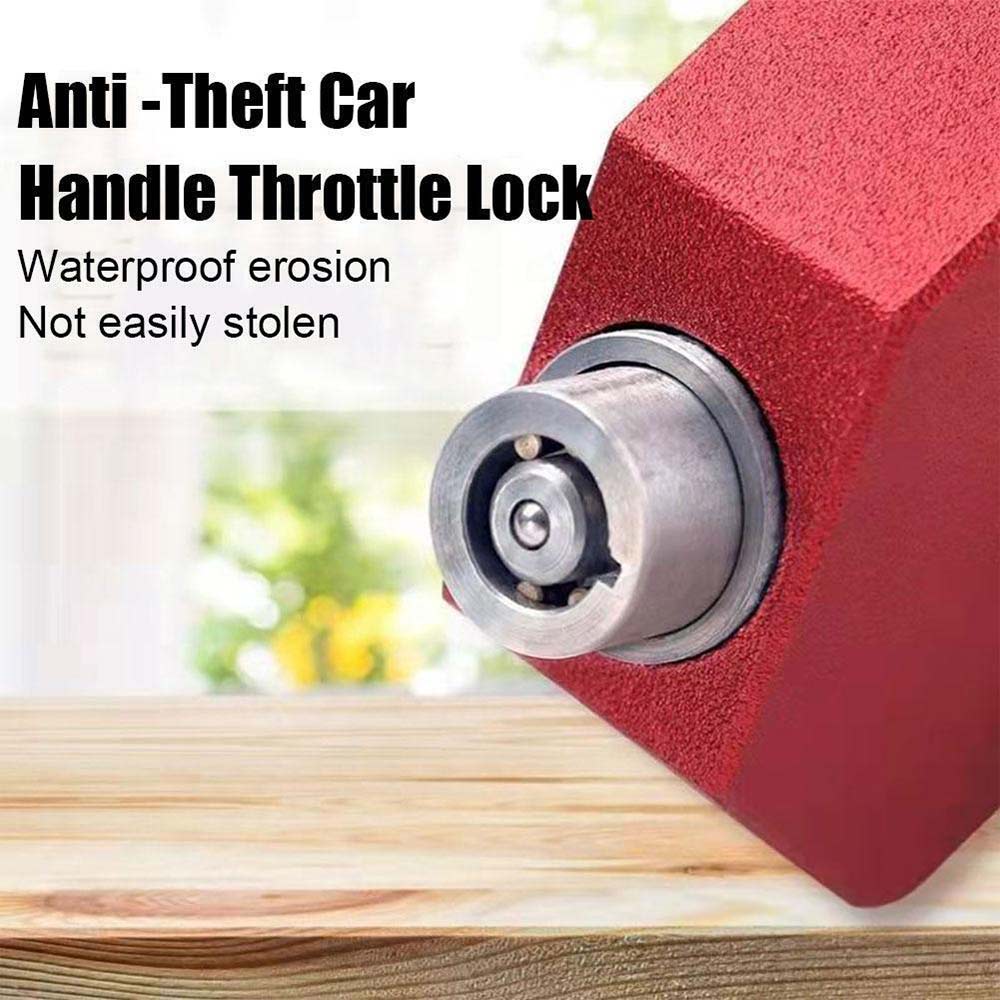 Motorbike Handlebar Throttle Grip Safety Lock Bike  Scooter Anti-Theft Brake