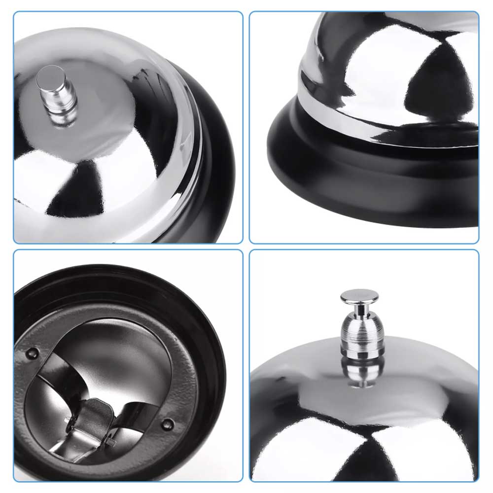 2-Pack Customer Service Desk Call Bell – Loud Ring Counter Bell for Kitchen, Hotel, Office