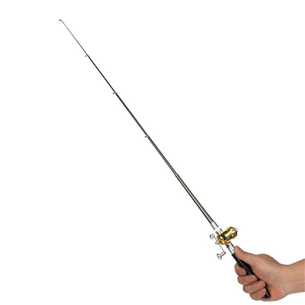 Portable Pocket Size Fishing Rod Telescopic Pen Fishing Pole and Reel Combo