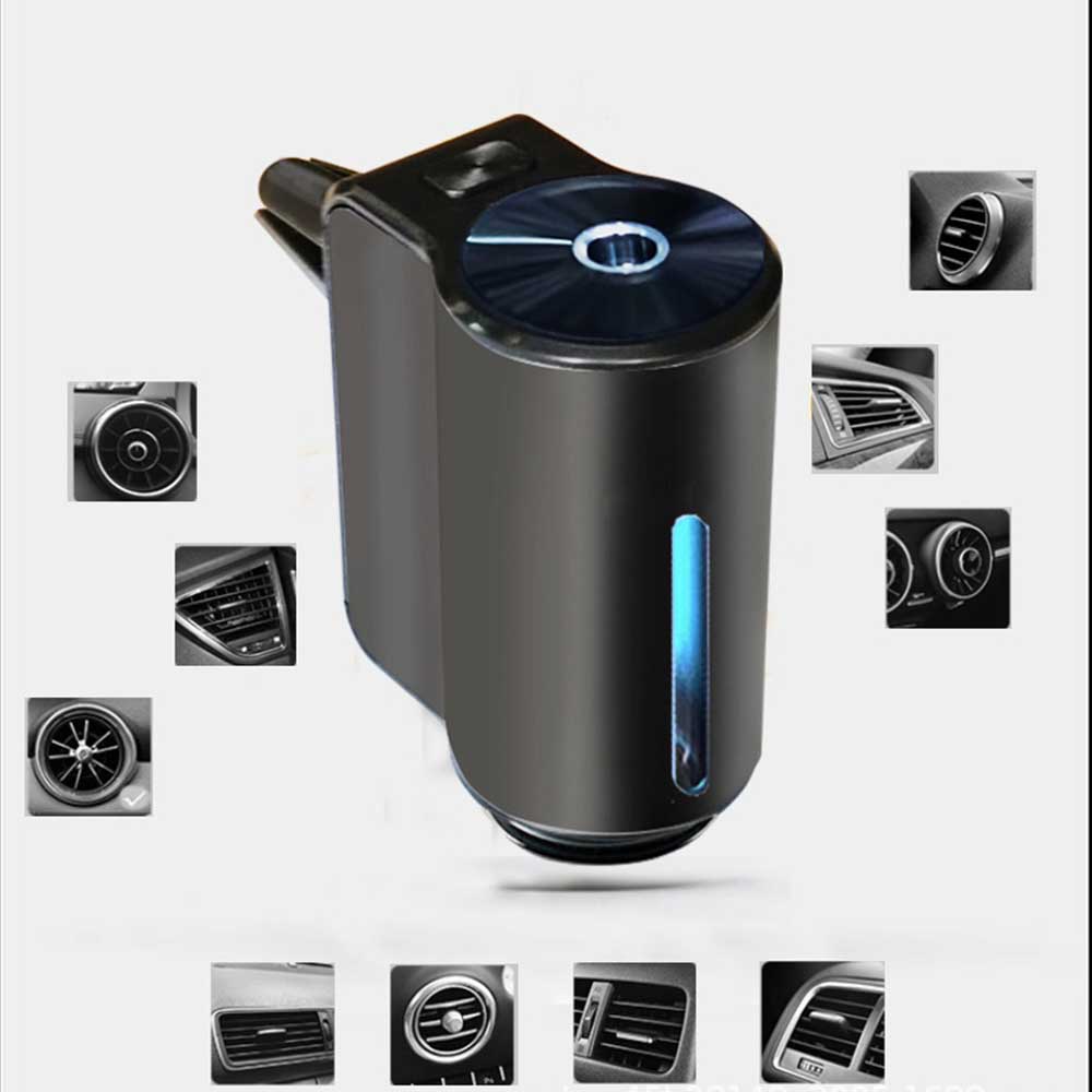 Smart Car Aromatherapy Diffuser - USB Rechargeable Air Freshener with 3 Scent Modes & Essential Oil Capsules