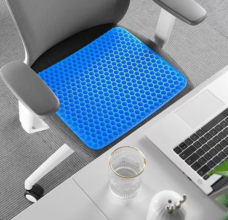 Orthopaedic Gel Seat Cushion Extra thicken For Long Sitting Office Car Chair