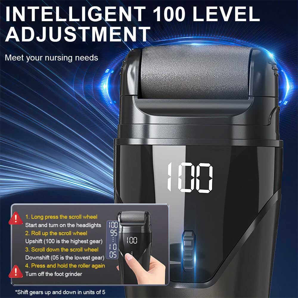 Electric Care Pedicure Foot File Hard Dead Skin Callus Remover Foot Grinder Kit
