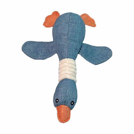 Crinkle Rope Plush Puppy Pet Chew Toy Rope Squeaker Squeaky Teething Dog Toys