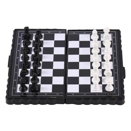 Portable Folding Chess Set – Magnetic Mini Travel Pocket Board Game