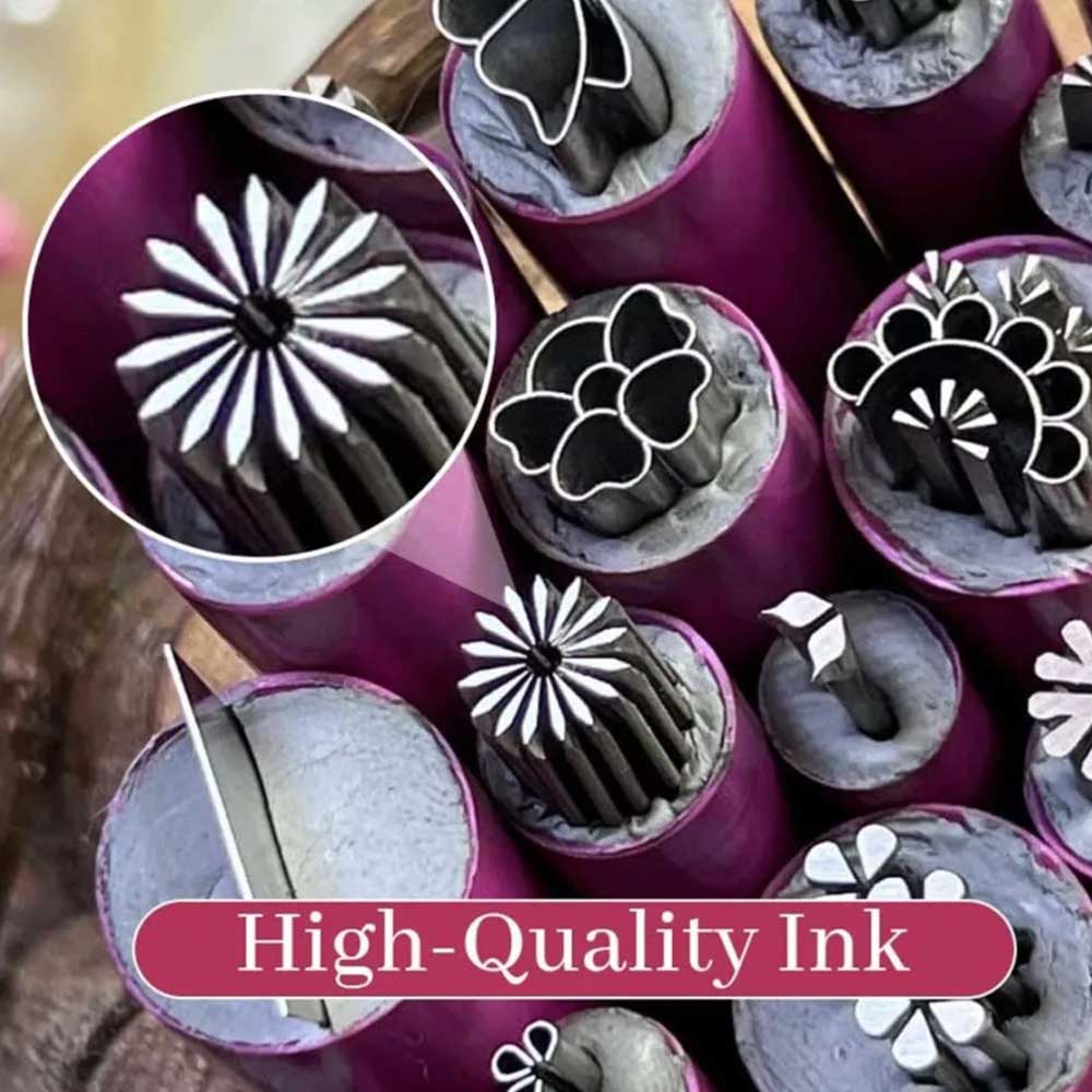 6PCS/Set Nail Art Stamp Pen Set DIY Nail Art Dotting Tools for Girls and Women
